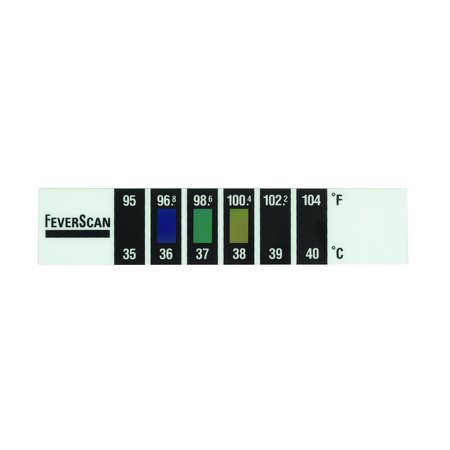 THERACARE FeverScan Forehead Strip Thermometer 09-116DS